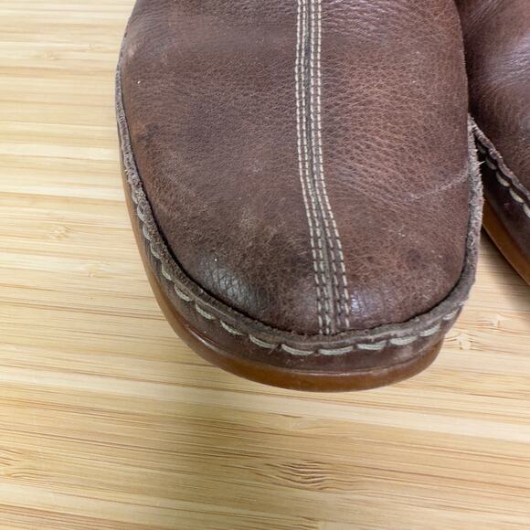 Mephisto Men's 10 Loafers Slip On Brown Leather Cruiser Driver Portugal Made - Picture 6 of 10